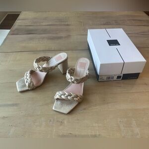 Dolce Vita PAILY HEELS LIGHT GOLD METALLIC STELLA SUEDE